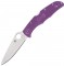 Нож Spyderco Endura 4 Flat Ground, purple