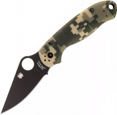 Нож Spyderco Para 3 Black Blade, G-10, camo