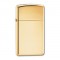 Зажигалка Zippo Slim Brass Wo/s B 1654В