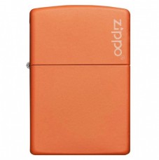 Запальничка Zippo REG Orange W/ZIPPO Logo 231ZL