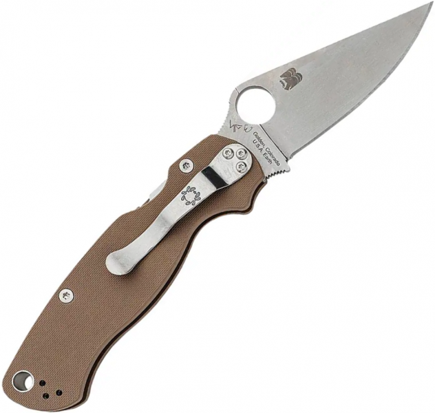 Нож Spyderco Paramilitary 2, Sprint Run, 15V
