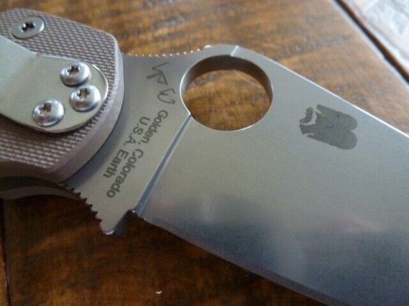Нож Spyderco Paramilitary 2, Sprint Run, 15V