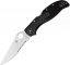 Ніж Spyderco Strech 2 XL FRN, напівсерейтор, black