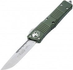 Нож Microtech Combat Troodon Drop Point Stonewash, Od green