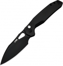 Нож CJRB Frack Black Blade, AR-RPM9, Steel handle