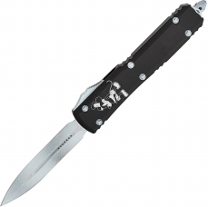 Нож Microtech Ultratech Double Edge Signature Series Steamboat Willie Black