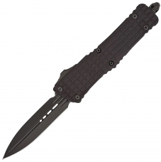 Ніж Microtech Combat Troodon Double Edge Shadow Black Blade