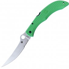 Ніж Spyderco Catcherman Sprint Run, LC200N, FRN, salt green, C17PSGR