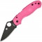 Ніж Spyderco Para 3 Black Blade, Pink