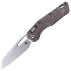 Ніж Microtech MSI Ram Lok Stonewash, M390MK, Brown