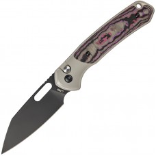 Ніж CJRB Perfect Pyrite Project-The Aficionado BB Titanium, S90V steel, Purple