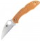 Нож Spyderco Delica 4 Wharncliffe, HAP40/SUS410, Orange, Collection 015V