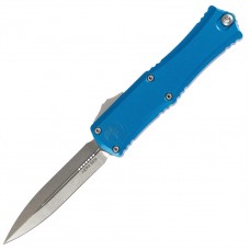 Нож Microtech Hera II Mini Double Edge Stonewash Blue