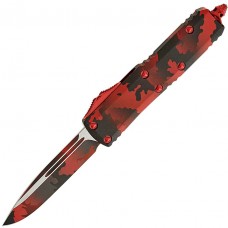 Нож Microtech UTX-85 Drop Point Signature Series, Red camo