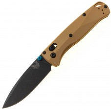 Benchmade 535BK-07 Bugout Burnt Brass Aluminum, M390 Blackwash