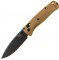 Benchmade 535BK-07 Bugout Burnt Brass Aluminum, M390 Blackwash