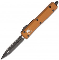 Нож Microtech Ultratech Double Edge Black Blade Aluminum, tan, 122-3TA