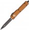 Нож Microtech Ultratech Double Edge Black Blade Aluminum, tan, 122-3TA