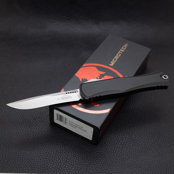 Ніж Microtech Hera II Recurve Aluminum, black, 1705-10