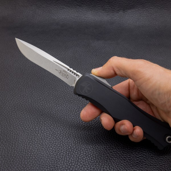 Ніж Microtech Hera II Recurve Aluminum, black, 1705-10