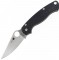 Нож Spyderco Paramilitary 2, Aluminum Waves Black, CTS-BD1N, C81ALPBK2