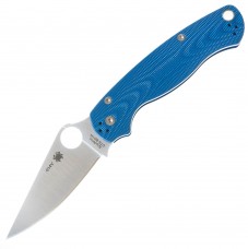 Нож Spyderco Paramilitary 2, Aluminum Waves Blue, CTS-BD1N, C81ALPBL2