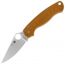 Ніж Spyderco Paramilitary 2, Aluminum Waves Orange, CTS-BD1N, C81ALPOR2