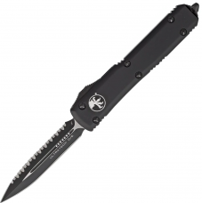 Ніж Microtech Ultratech Double Edge Black Blade Tactical FS, серрейтор Black