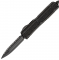 Нож Microtech Makora Double Edge Black Blade Tactical Signature Series, серрейтор ц:black