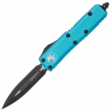 Нож Microtech UTX-85 Double Edge Black Blade, ц:turquoise