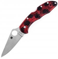 Ніж Spyderco Delica Zome Red Black, 20CV, Collection 015V