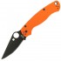 Ніж Spyderco Paramilitary 2 Orange, CTS-XHP, Black DLC, C81GPORBK2 б\у