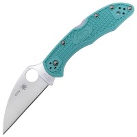 Ніж Spyderco Delica 4 S30V Wharncliffe, Teal, Collectors 014V