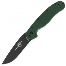 Нож Ontario Rat I, Green G-10, S35VN Black