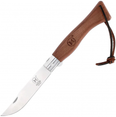 Ніж Main Knives Italian line 105 mm Blade Walnut Wood PU Loop Brown