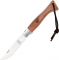 Нож Main Knives Italian line 95 mm Blade Walnut Wood PU Loop Brown