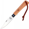 Ніж Main Knives Workers line Clip Point Oak Wood PU Loop Light Brown