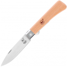 Ніж Main Knives Workers line Drop Point Beech Wood Light Brown