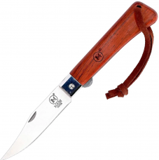 Ніж Main Knives Workers line Clip Point Rosewood PU Loop Brown