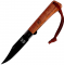 Ніж Main Knives Workers line Clip Point BB Walnut Wood PU Loop Brown