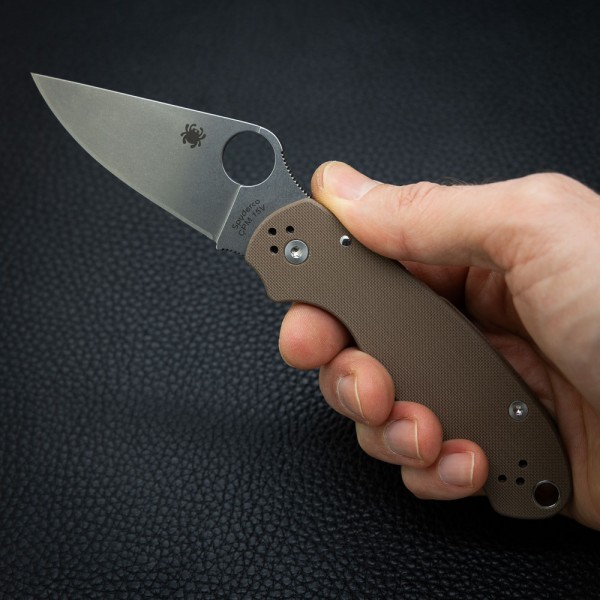 Нож Spyderco Para3 Brown G-10, BBB 15V, Sprint Run, C223GPBN15V