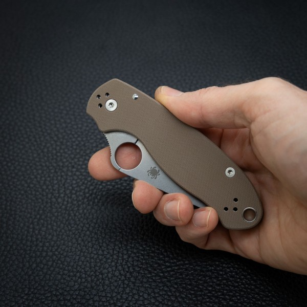 Нож Spyderco Para3 Brown G-10, BBB 15V, Sprint Run, C223GPBN15V