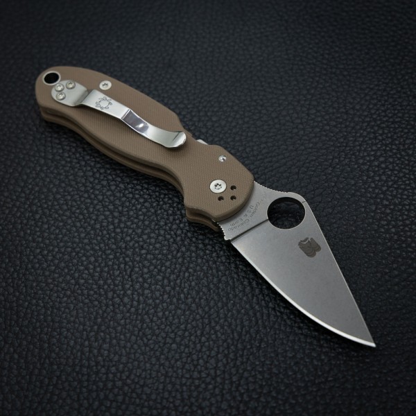 Нож Spyderco Para3 Brown G-10, BBB 15V, Sprint Run, C223GPBN15V