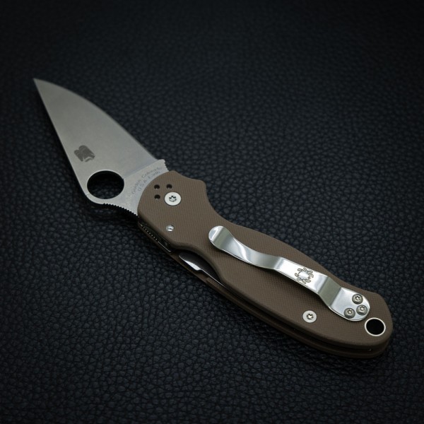 Нож Spyderco Para3 Brown G-10, BBB 15V, Sprint Run, C223GPBN15V