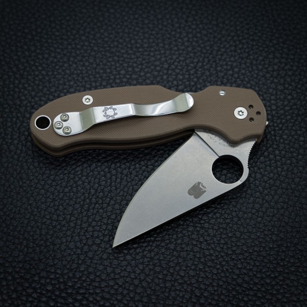 Нож Spyderco Para3 Brown G-10, BBB 15V, Sprint Run, C223GPBN15V