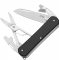 Ніж Fox Vulpis Aluminium, 4 інструменти Black