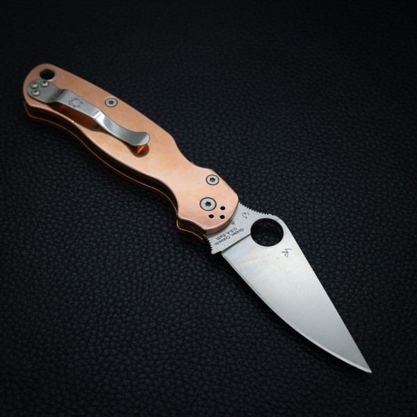 Нож Spyderco Paramilitary 2 Copper, REX 45, C81CUP2, б/у