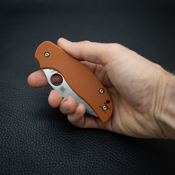 Нож Spyderco Sage, CPM REX 121, G-10 Orange