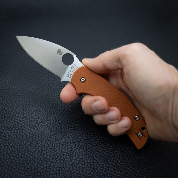 Нож Spyderco Sage, CPM REX 121, G-10 Orange