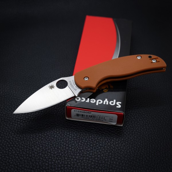 Нож Spyderco Sage, CPM REX 121, G-10 Orange